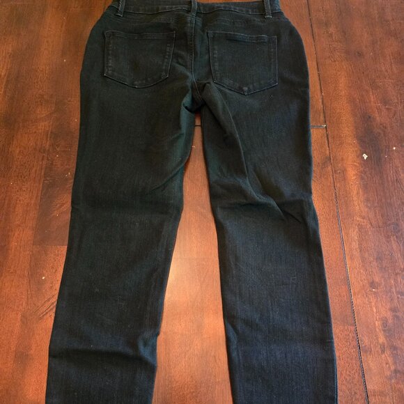Maurices Black Ankle Denim Pants, Size Medium Long - Picture 2 of 4